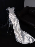 Sweetheart Wedding Dresses Bridal Gown Sparkly Beading 20th Birthday Outfits For Teens HZ0311