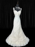 Vintage 1970s Wedding Gowns Brides Dresses Mermaid Sweetheart for Bride Lace White Petite/Plus Size Bridal Gown For Women HZ0311