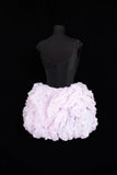 Aesthetic Ball Gown Short Prom Dress Lilac Floral 16th Birthday Dress Homecoming Dresses Cocktail Outfits HZ0311
