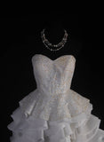 Cute Ball Gown Sweetheart White Satin With Lace Short 18th Birthday Dress Homecoming Dresses Cocktail Gown HZ0311