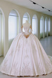 Whimsical Ball Gown Strapless Satin Fitted Long Lace Wedding Dress Bride Gowns Wedding Dresses HZ0311