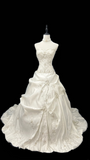 Retro Ball Gown Sweetheart Satin Style Long 1960s Inspired Wedding Dress Bride Gowns Wedding Dresses HZ0311
