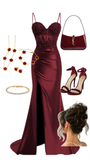 Spaghetti Strap Formal Dress Mermaid Burgundy Elegant Prom Dresses Satin Evening Dress HZ0311